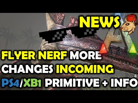 ark flyer nerf nerfed update full details primitive update ark flyer nerf details
