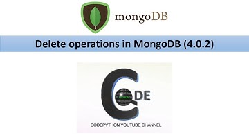 Delete operations in MongoDB (4.0.2)