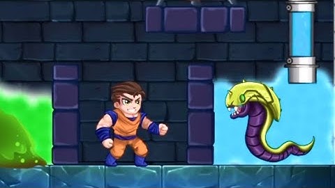 Hero Pipe Rescue Water Puzzle 🐍🦸‍♂️👹 All Levels Gameplay Android, iOS (Lv 121-130)