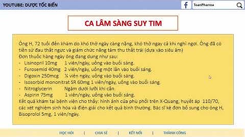 Bình đơn thuốc, Ca lâm sàng suy tim-Dược Tốc Biến