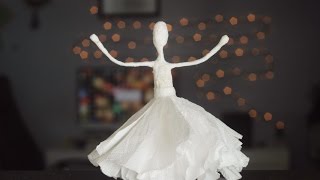 DIY: Bailarinas de guardanapo