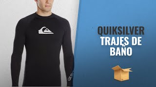 10 Mejores Quiksilver 2018: Quiksilver All Time Long Sleeve Rashguard Swim Shirt UPF 50+