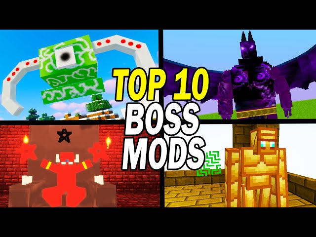 Minecraft  ULTIMATE END BOSSES MOD Showcase! (ENDER BOSSES, ENDER MOBS  MOD, BOSSES MOD) 