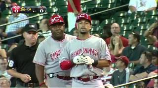 2012/07/24 Paul's first Reds hit