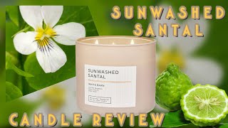 Sunwashed Santal Candle Review