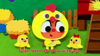 Toby And Friends Five Little Chick Kids Song Nursey Rhymes