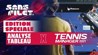 🎾 Tennis ATP Grand Chelem Paris 2021 : On teste Tennis Manager x Analyse des tableaux (Sans Filet)