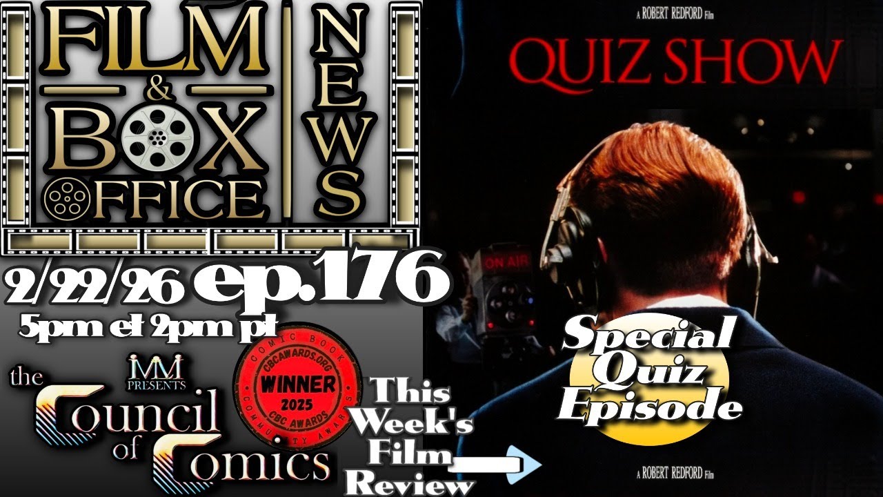 FILM & BOX OFFICE NEWS! LIVE ep176 | QUIZ SHOW (trivia) film review! FEB. 22, 2026 #trivia #quiz