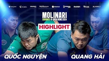 Highlight Quốc Nguyện vs Quang Hải - Molinari Carom 3C Open 2024 - Qualification Stage