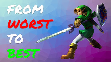 RANKING THE ZELDA GAMES!!! (2021) | Worst to Best Zelda Games List | Boo Tedesco