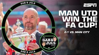 ‘HE DESERVED THIS!’ Erik ten Hag & Man United stun Man City in the FA Cup final | ESPN FC