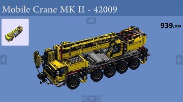 LEGO - How to build 42009 - Mobile Crane MK II