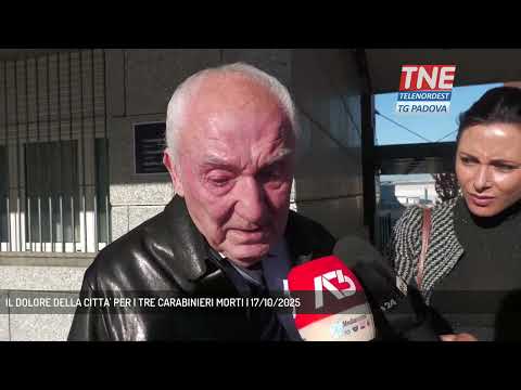 IL DOLORE DELLA CITTA' PER I TRE CARABINIERI MORTI | 17/10/2025