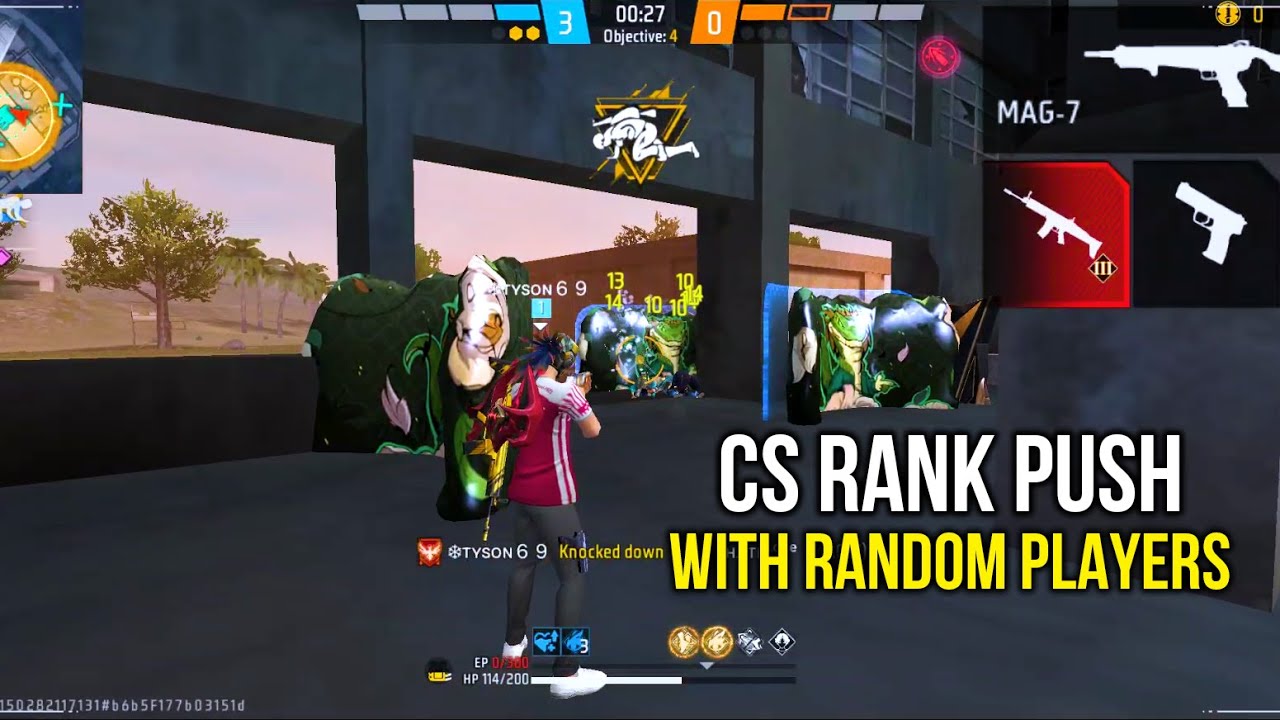 CS RANK PUSH WITH RANDOM PLAYERS P -01 - YouTube