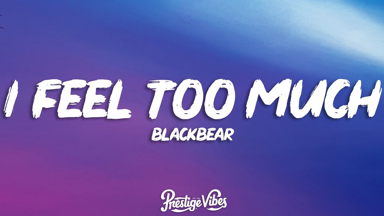 Blackbear - i feel 2 much (Lyrics)