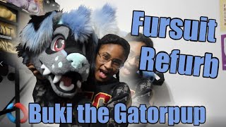 Fursuit Refurb || Buki the Gatorpup