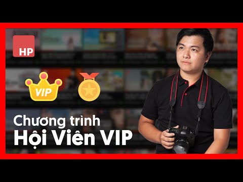 Chương trình Hội Viên VIP trên Youtube Channel HPphotoshop