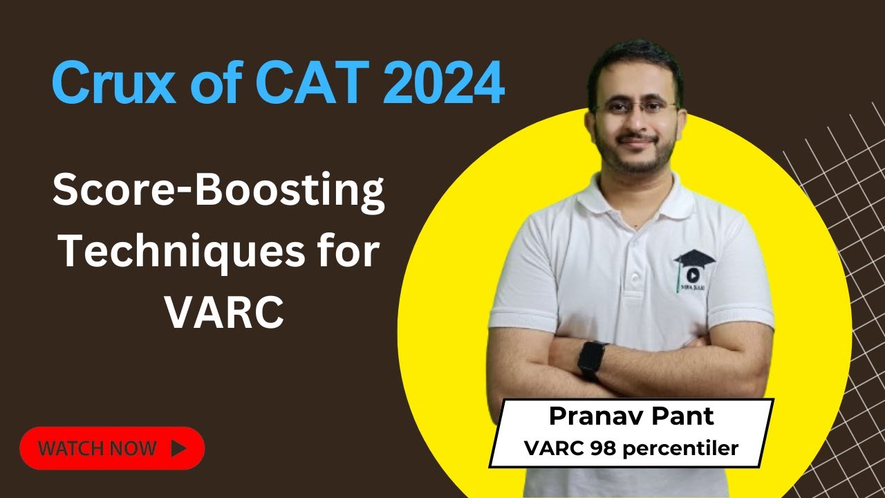 Crux of CAT 2024 - VARC | Hacks to score 95% in VARC | How to Maximize ...