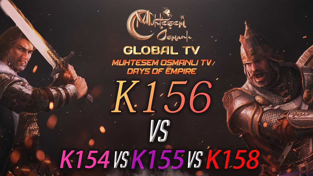 [MOGTV] K156 vs K154, K155, K158 | Muhteşem Osmanlı KVK Savaşı [Days of ...