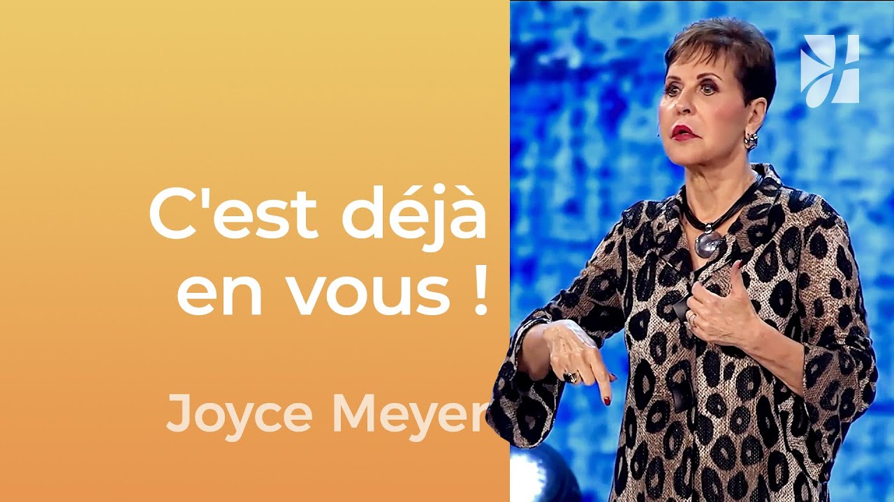Cessez de vivre écrasés : ce que Dieu dit de vous | Joyce Meyer