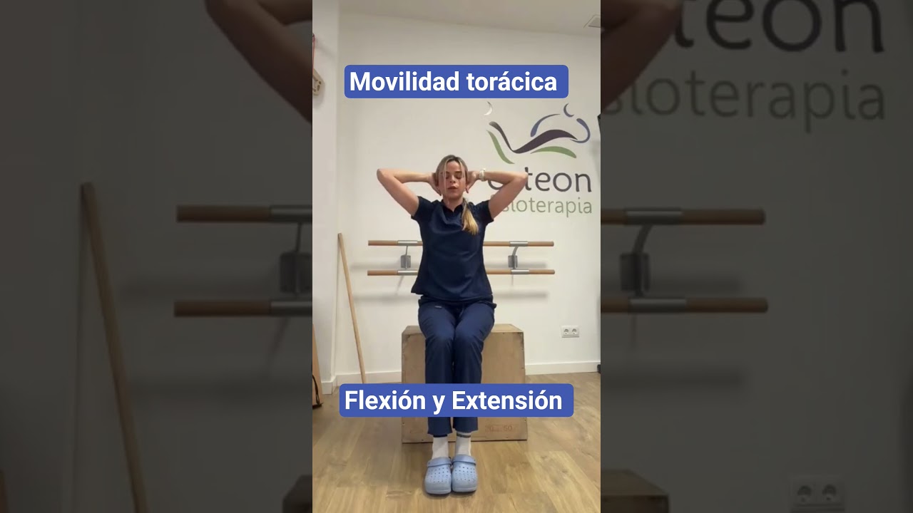 Ejercicios de movilización torácica y costal en flexo-extensión  #fisioterapia  #movilidad #osteon