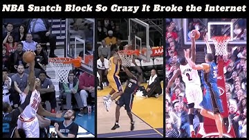 NBA Snatch Block So Crazy It Broke the Internet. #nba #video