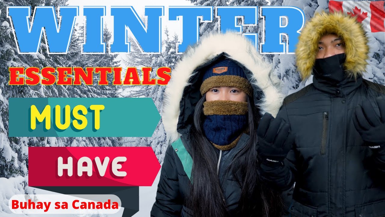 Essentials to survive winter in Canada - YouTube