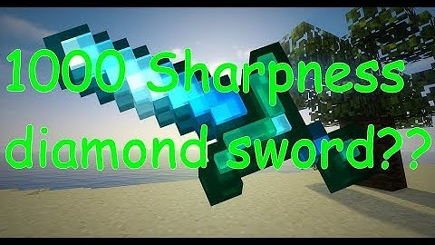 How to get 1000 SHARPNESS SWORD in Minecraft 1.14/1.13 (OLD VERSION)