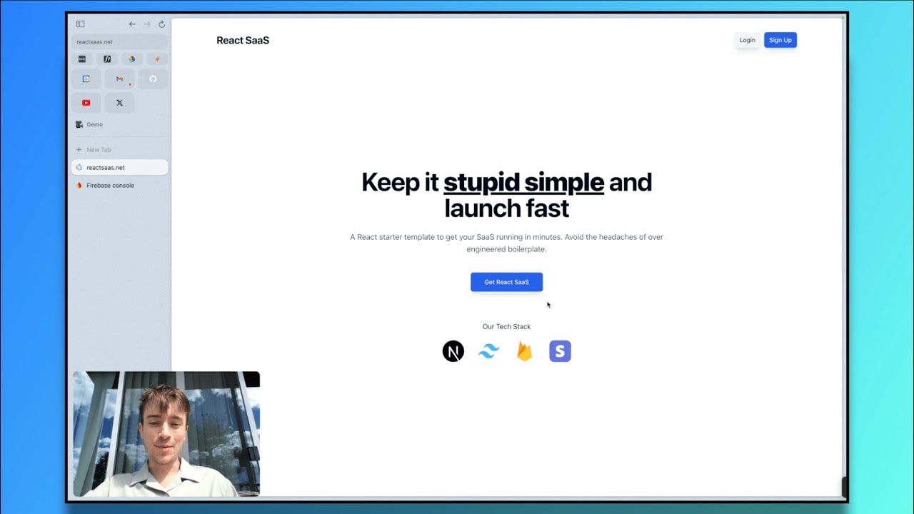 React SaaS Demo (OLD) - YouTube