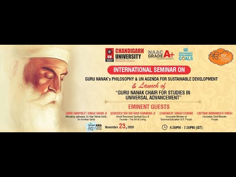 Teachings of Guru Nanak are timeless and are more relevant in today's scenario says spiritual guru Sri Sri Ravi Shankar