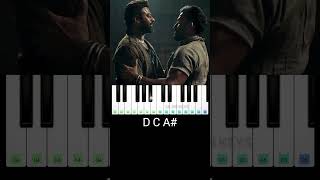 Salaar Bgm Piano Notes #piano #shorts #notes | Easy Tutorial