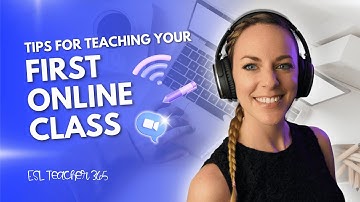 How to Teach Your FIRST Online Class | ESL Online Teaching for Beginners