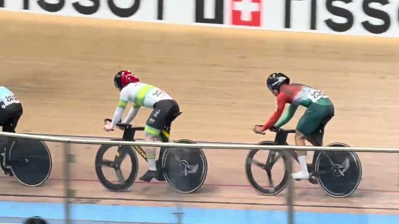 UCI WC 26 Men’s kierin repechage Rd1 ht3