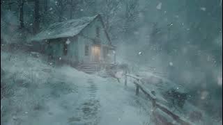 Savage Blizzard Sounds in Mount Hoveria, Ukraine┇Powerful Wind Roar & Swirling Snow Ambience