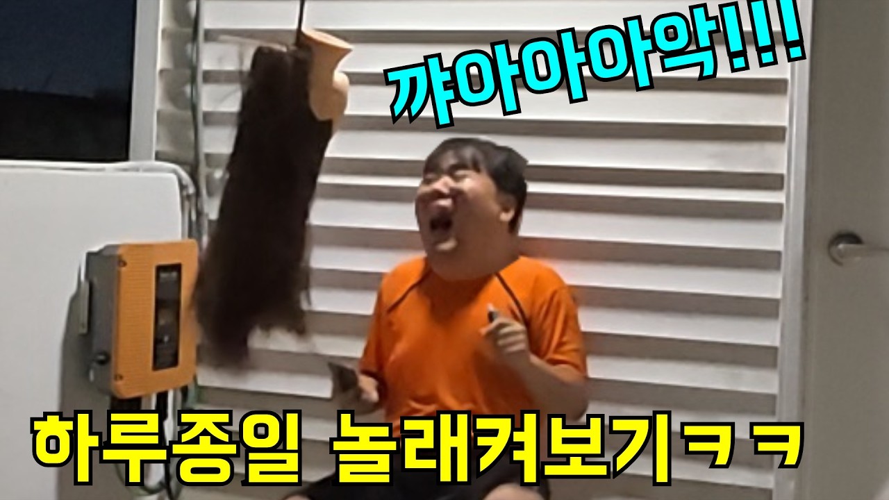 하루종일 형을 놀래키면 나중에는 안놀라게 될까?