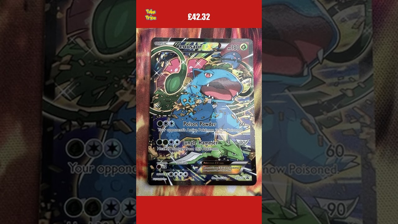 Pokémon card - Venusaur EX - Promo - XY promo XY123 - Light Play.