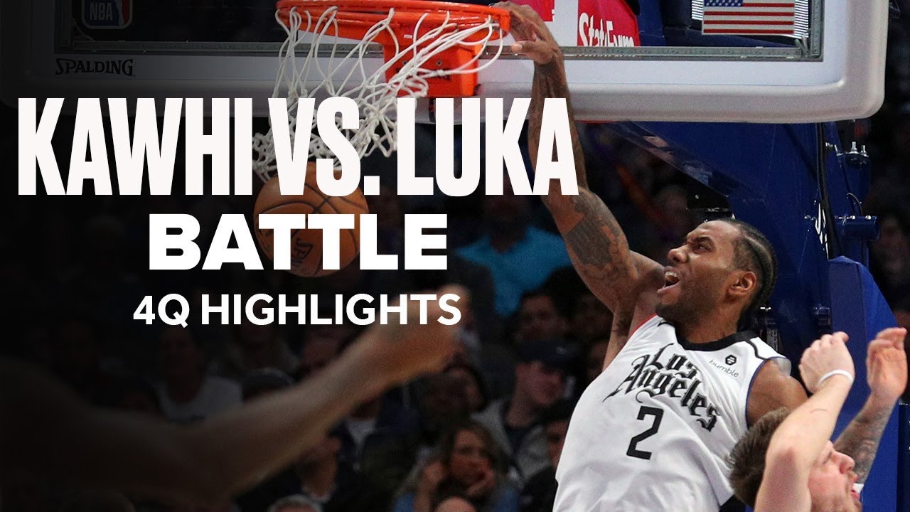 Kawhi Leonard (36 PTS) and Luka Doncic (36 PTS) Go At It | 4Q Highlights