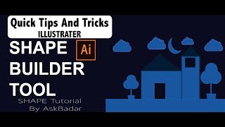 illustrator tutorials | How To Use Shape Builder Tool