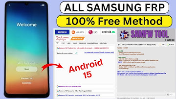 "2025 New Method" All Samsung FRP Bypass Android 15 100% Free | Samsung Android 15 FRP Unlock Tool