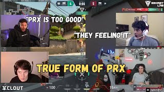 Curry, Subroza, Tarik, and Sliggy reacts to KRU got the taste of PRX W Gaming