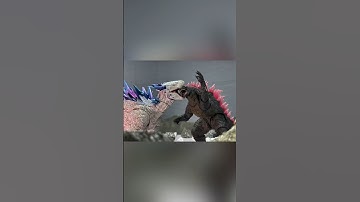 EVOLVED GODZILLA VS SHIMO #godzilla #actionfigures #shorts