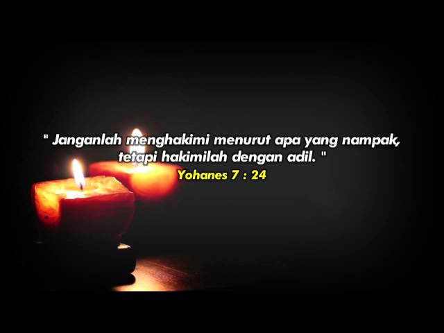 Hari 26 Firman Tuhan Hari Ini - Yohanes 7 : 24 class=