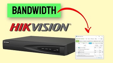 How to measure Bandwidth in a Hikvision NVR
