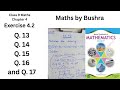 Class 9 Maths Chapter 4 Exercise 4.2 | Q. 13 to Q. 17 | NBF MATHS 9 | Maths by Bushra