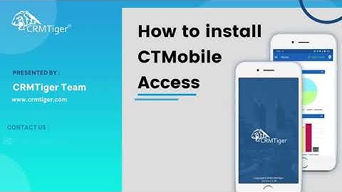 How to install CRMTiger Mobile Apps for vTiger