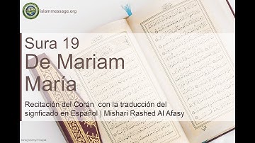 سورة 19. مريم (ترجمة باللغة الأسبانية) | مشاري بن راشد العفاسي