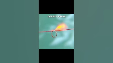 will thread break when we put in fire? #shorts #experiment