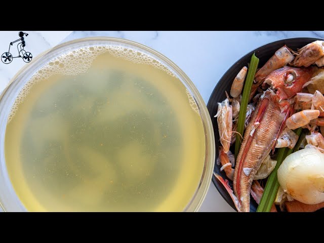 Simple Homemade Seafood Stock - The Little Ferraro Kitchen