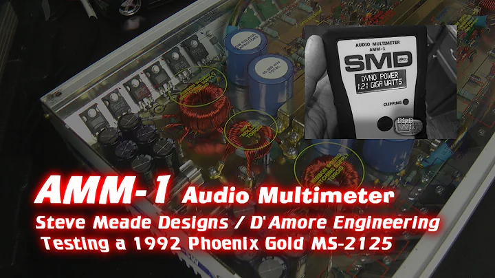 SMD AMM-1 Audio Multimeter and Old School Phoenix Gold MS-2125 Amp