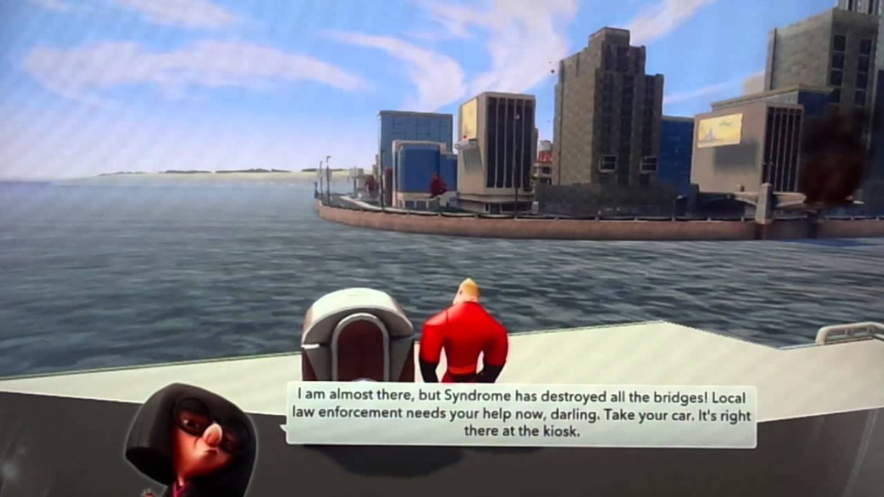 Disney Infinity The Incredibles Gameplay With Mr. Incredible Pt 1 - YouTube